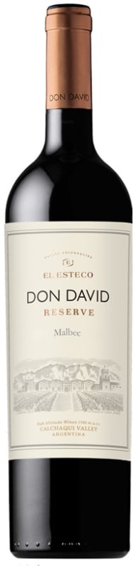 El Esteco Don David Malbec Reserve 2017 Front Bottle Shot
