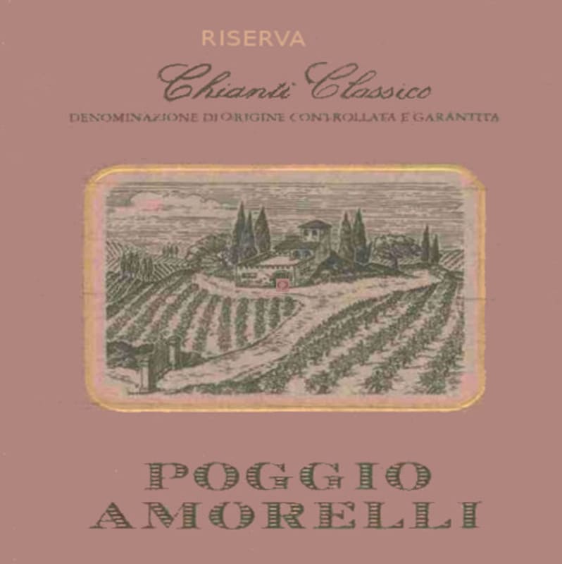 Azienda Agricola Poggio Amorelli Chianti Classico Riserva 2008 Front Label