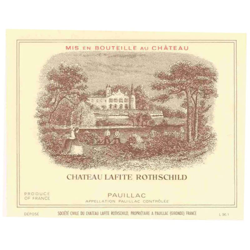 Chateau Lafite Rothschild (5 Liter Bottle) 1992 Front Label