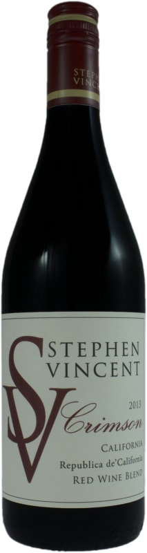 Stephen Vincent Crimson Red Blend 2013 Front Bottle Shot
