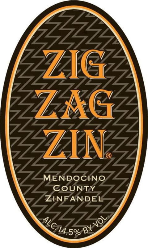 Zig Zag Zin Zinfandel 2014 Front Label