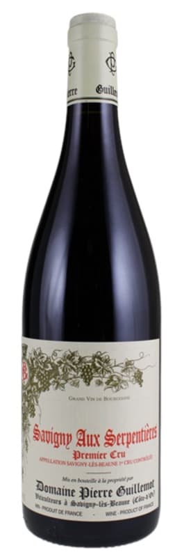 Domaine Pierre Guillemot Savigny-les-Beaune Aux Serpentieres Premier Cru 2019 Front Bottle Shot