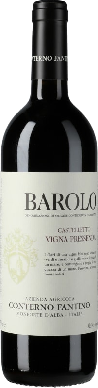 Conterno Fantino Barolo Vigna Pressenda 2021 Front Bottle Shot