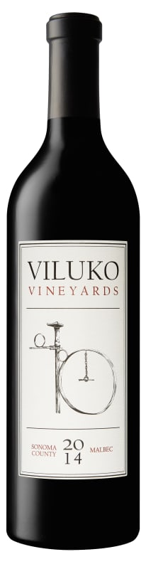 Viluko Vineyards Malbec 2014 Front Bottle Shot