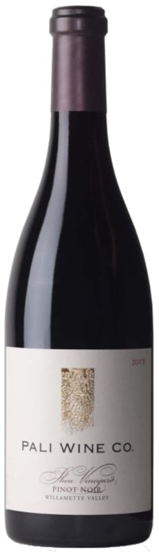Pali Wine Co Shea Vineyard Pinot Noir 2013 Front Bottle Shot