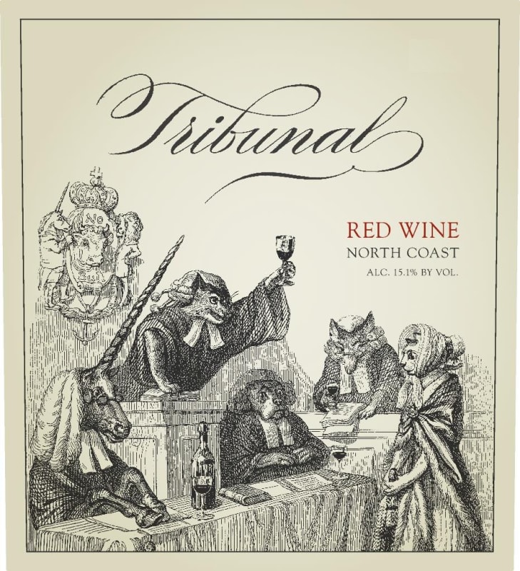 Tribunal North Coast Red 2015 Front Label