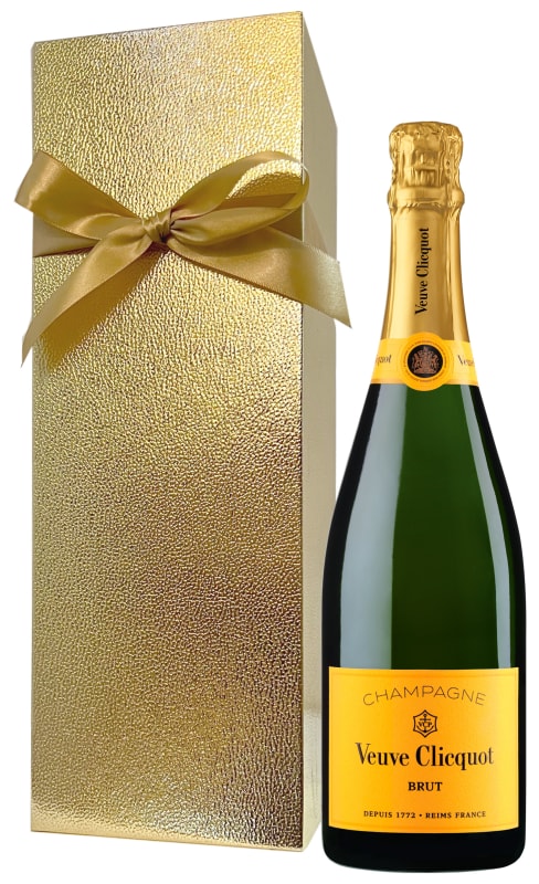 Veuve Clicquot Yellow Label Brut with Gold Gift Box | Wine.com