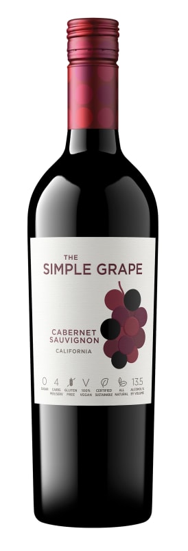 Simple Grape Cabernet Sauvignon 2020 Front Bottle Shot