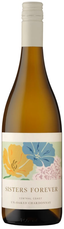 Donati Family Vineyards Sisters Forever Un-Oaked Chardonnay 2022 Front Bottle Shot