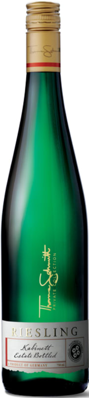Thomas Schmitt Mosel Estate Riesling Kabinett 2016 Front Bottle Shot