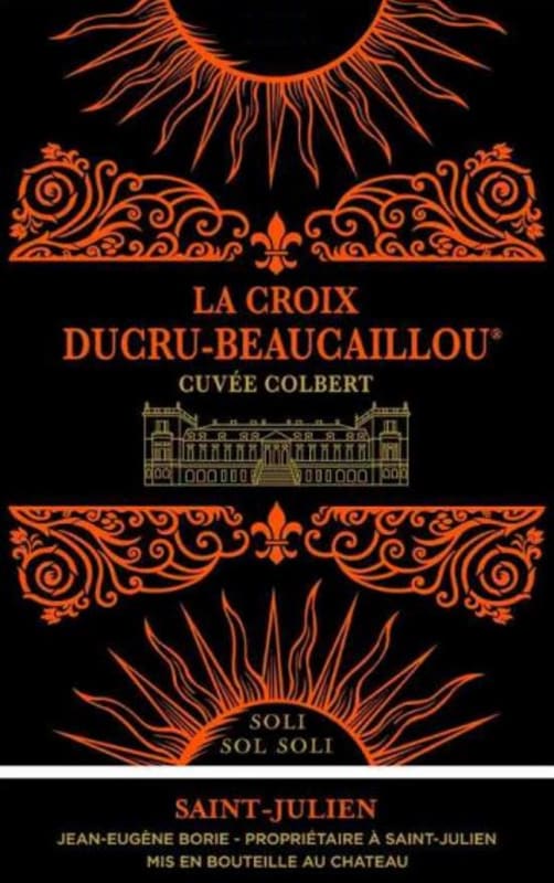 Chateau Ducru-Beaucaillou La Croix Cuvee Colbert 2016 Front Label