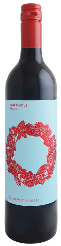 Karatta Wildflowers Dune Thistle Shiraz 2021 Front Bottle Shot