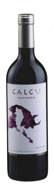 Calcu Gran Reserva Malbec 2018 Front Bottle Shot
