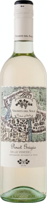 Vigneti del Sole Pinot Grigio delle Venezie 2020 Front Bottle Shot