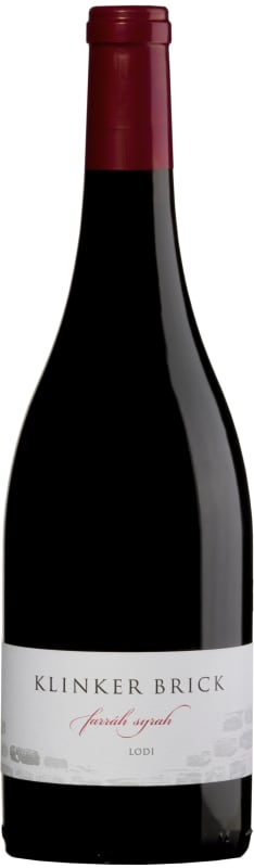 Klinker Brick Lodi Farrah Syrah 2022 Front Bottle Shot