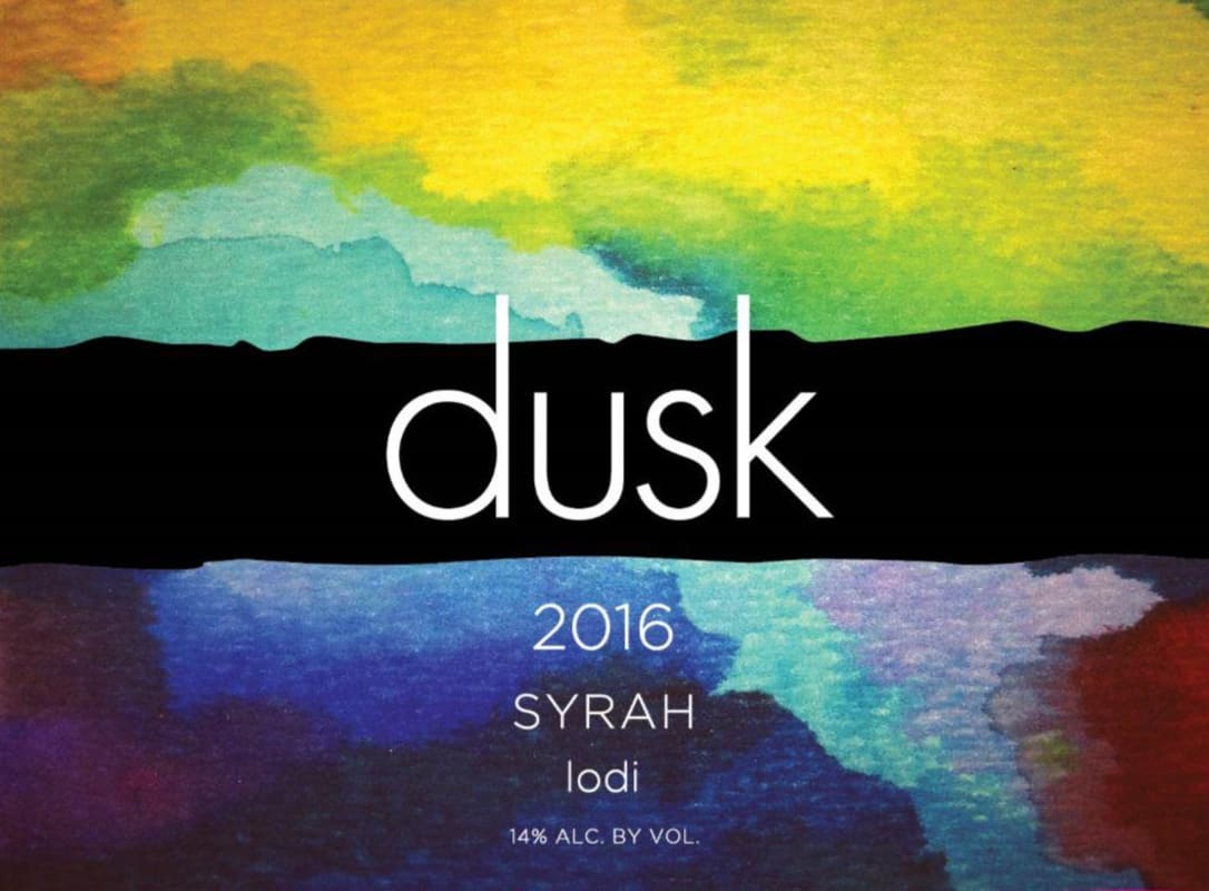 Dusk Syrah 2016 Front Label