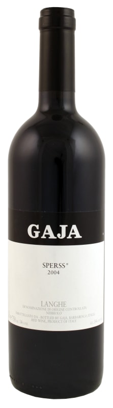 Gaja Sperss Barolo 2004 Front Bottle Shot
