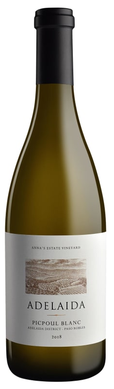 Adelaida Picpoul Blanc 2018 Front Bottle Shot