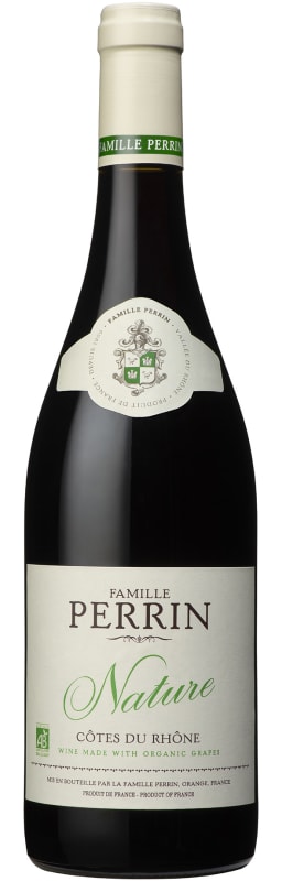 Famille Perrin Cotes du Rhone Nature 2020 Front Bottle Shot