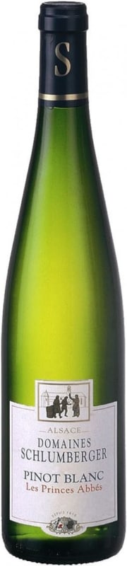 Domaines Schlumberger Les Princes Abbes Pinot Blanc 2016 Front Bottle Shot