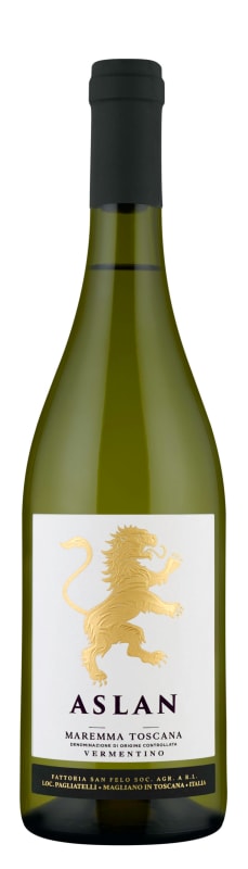 Aslan Maremma Toscana Vermentino 2022 Front Bottle Shot