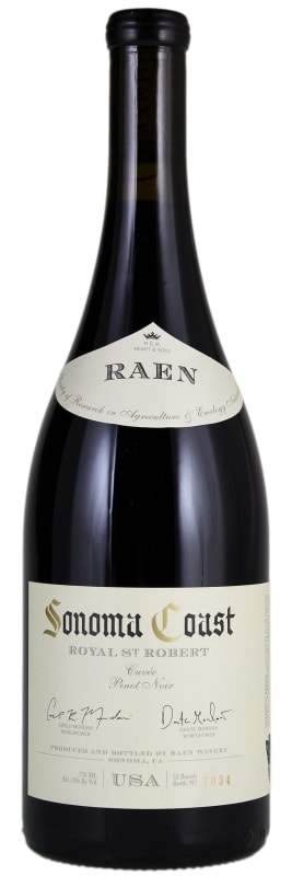 RAEN Royal St. Robert Cuvee Pinot Noir 2024 Front Bottle Shot