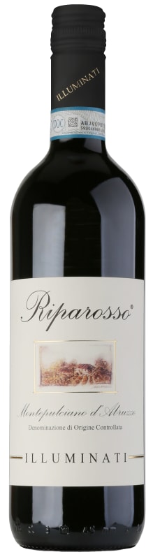 Illuminati Montepulciano d'Abruzzo Riparosso 2020 Front Bottle Shot