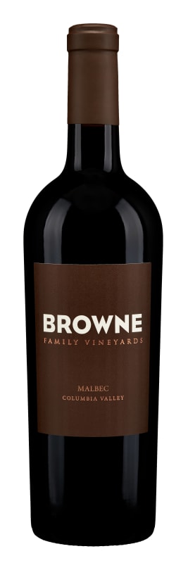 Browne Family Vineyards Malbec 2016 Front Bottle Shot
