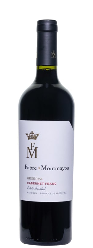 Fabre Montmayou Reserva Cabernet Franc 2019 Front Bottle Shot