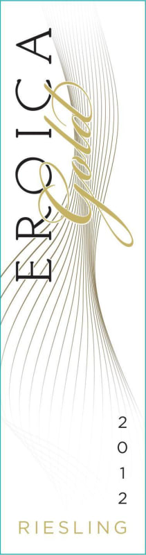 Eroica Gold Riesling 2012 Front Label