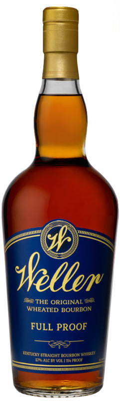 Weller Full Proof Wheated Bourbon Whiskey Front Bottle Shot