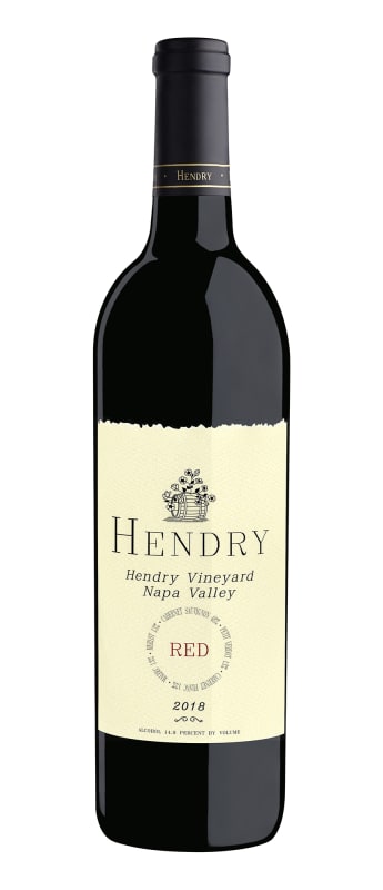 Hendry Red Wine 2018 Front Bottle Shot