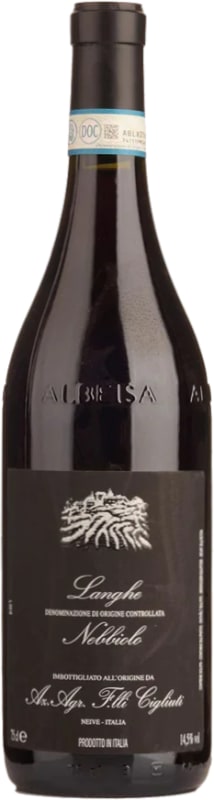 Cigliuti Langhe Nebbiolo 2023 Front Bottle Shot