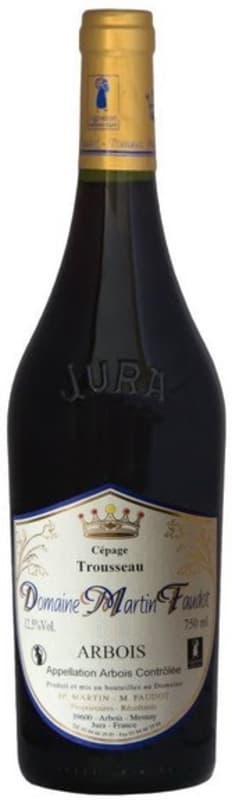 Dom. Martin Faudot Arbois Trousseau 2015 Front Bottle Shot