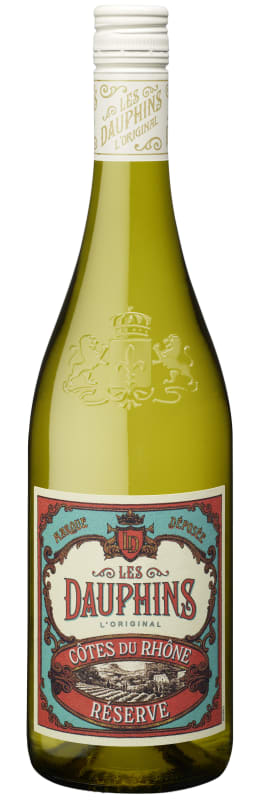 Cellier des Dauphins Les Dauphins Cotes du Rhone Reserve Blanc 2024 Front Bottle Shot