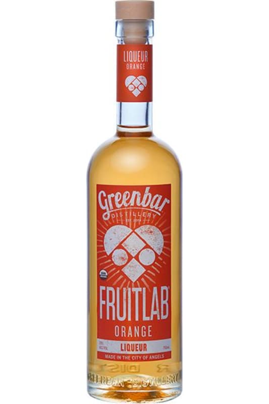 Greenbar Fruitlab Orange Liqueur Front Bottle Shot