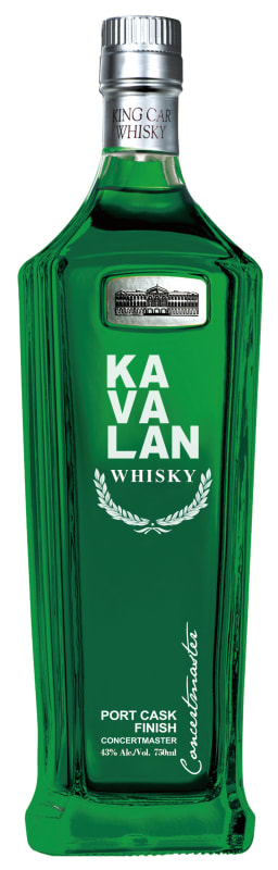 Kavalan Concertmaster Port Cask Finish Single Malt Whisky Front Bottle Shot