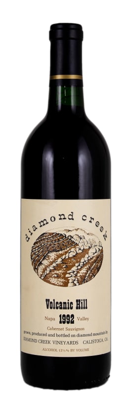 Diamond Creek Volcanic Hill Cabernet Sauvignon 1992 Front Bottle Shot