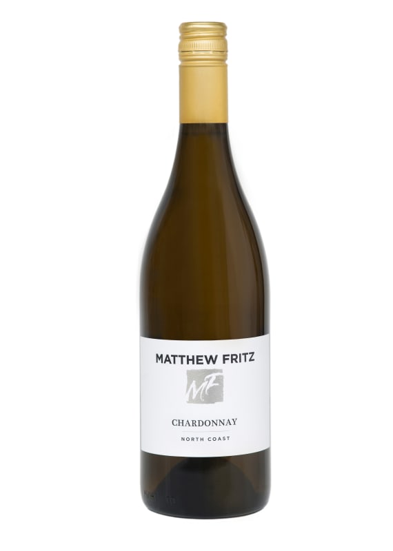 Matthew Fritz North Coast Chardonnay 2018 Front Bottle Shot
