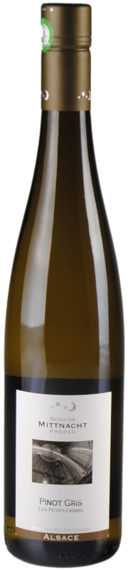 Domaine Mittnacht Freres Les Petits Grains Pinot Gris 2016 Front Bottle Shot
