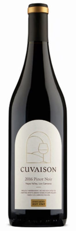 Cuvaison Estate Pinot Noir 2016 Front Bottle Shot