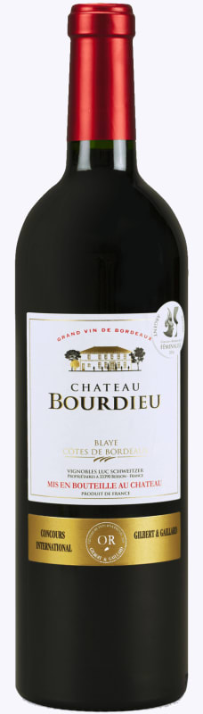 Chateau Bourdieu 2019 Front Bottle Shot