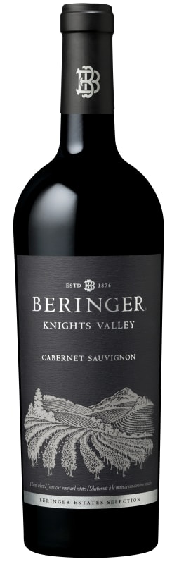 Beringer Knights Valley Cabernet Sauvignon 2019 Front Bottle Shot