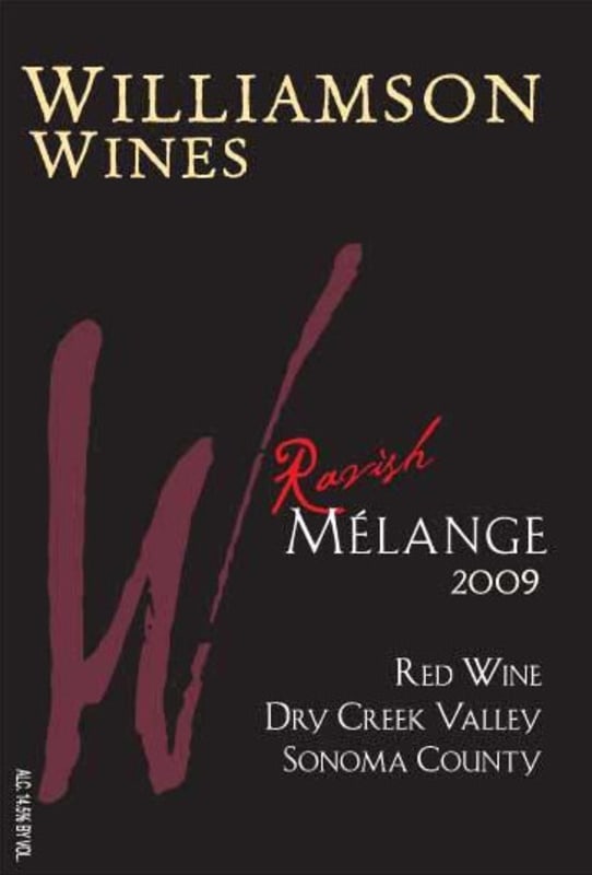 Williamson Wines Ravish Melange 2009 Front Label