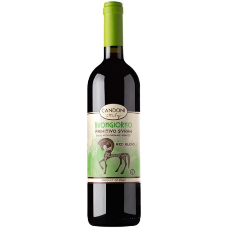 Candoni Organic Buongiorno 2016 Front Bottle Shot