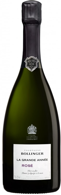Bollinger La Grande Annee Brut Rose 2012 Front Bottle Shot