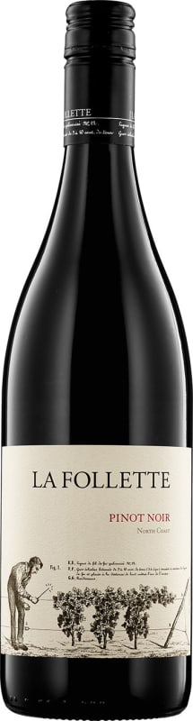 La Follette North Coast Pinot Noir 2017 Front Bottle Shot