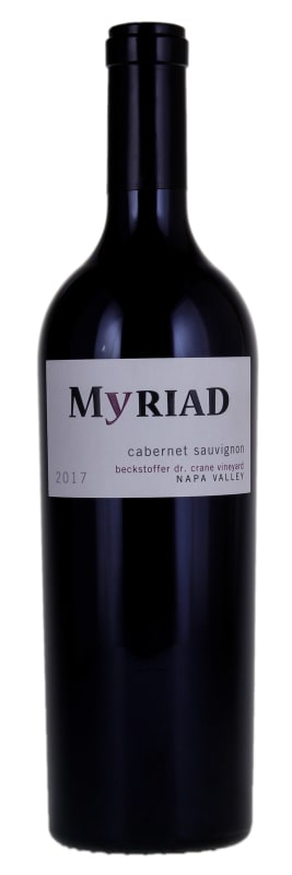 Myriad Cellars Beckstoffer Dr. Crane Cabernet Sauvigon 2017 Front Bottle Shot