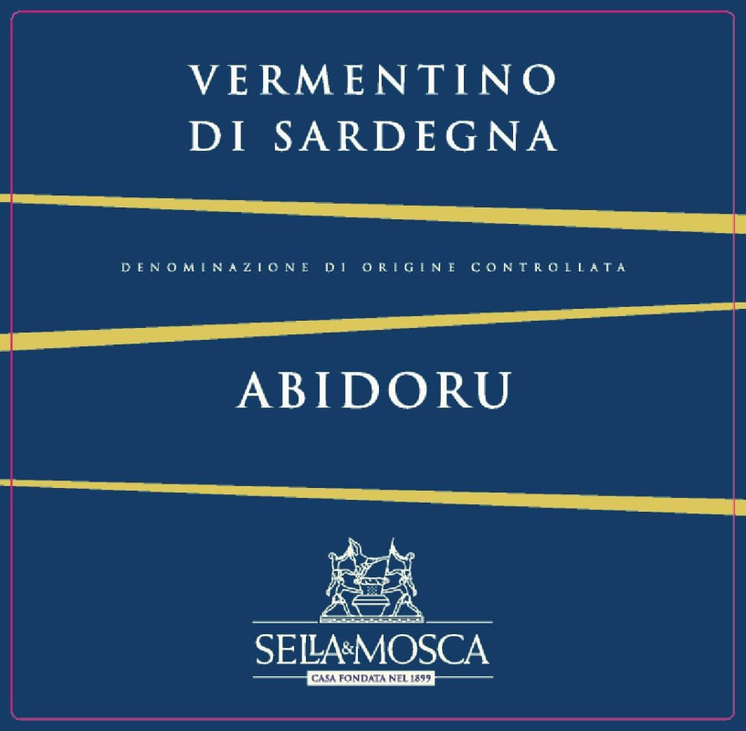 Sella & Mosca Vermentino di Sardegna Abidoru 2016 Front Label