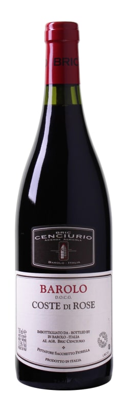 Bric Cenciurio Barolo Coste di Rose 2015 Front Bottle Shot